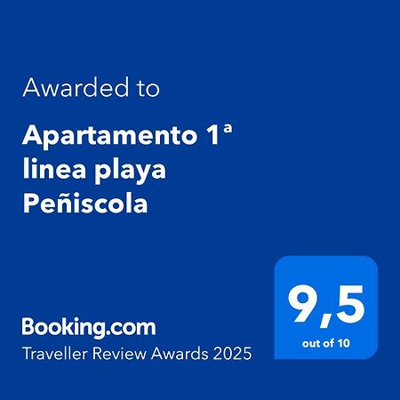 Apartamento 1ª Linea Playa Peñíscola エクステリア 写真